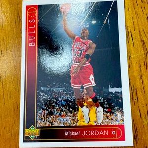 Micheal Jordan card